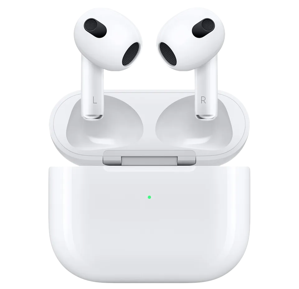 Bevieliai ausinukai Apple AirPods 3rd gen with Lightning Charging Case (I)