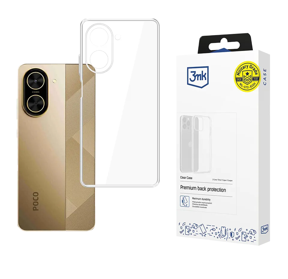 Permatomas dėklas POCO C71 4G/Redmi A5 4G (3mk)