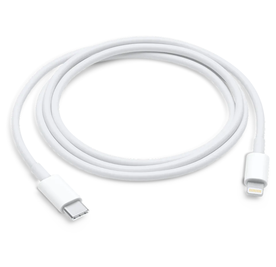 Laidas Lightning-USB-C 1m, (Apple) baltas