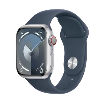Išmanusis laikrodis Apple Watch Series 9 GPS + Cellular, Aluminium Case, Sport Band (45 mm), M/L