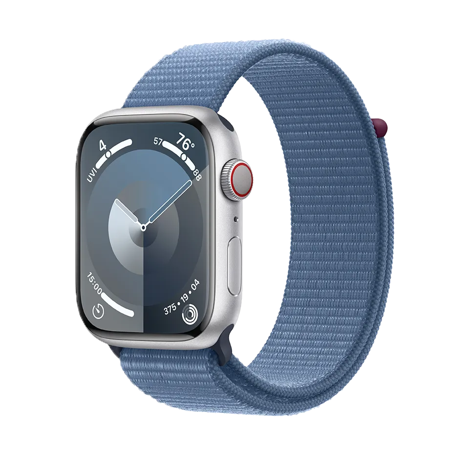 Laikrodis Apple Watch Series 9 GPS + Cellular, 45mm Aluminium Case with Sport Loop