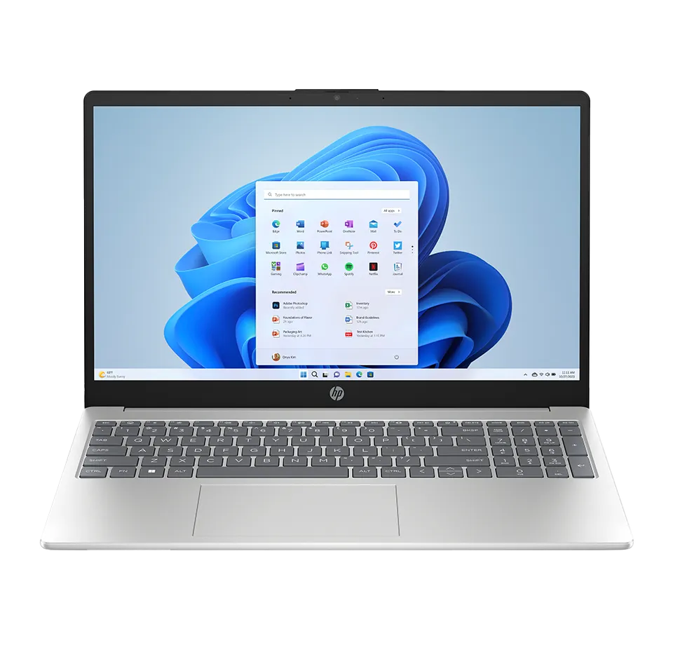 HP Laptop 15-fc0018ny, Ryzen 3-7320U, 15.6 FHD, 8GB, 256GB, W11