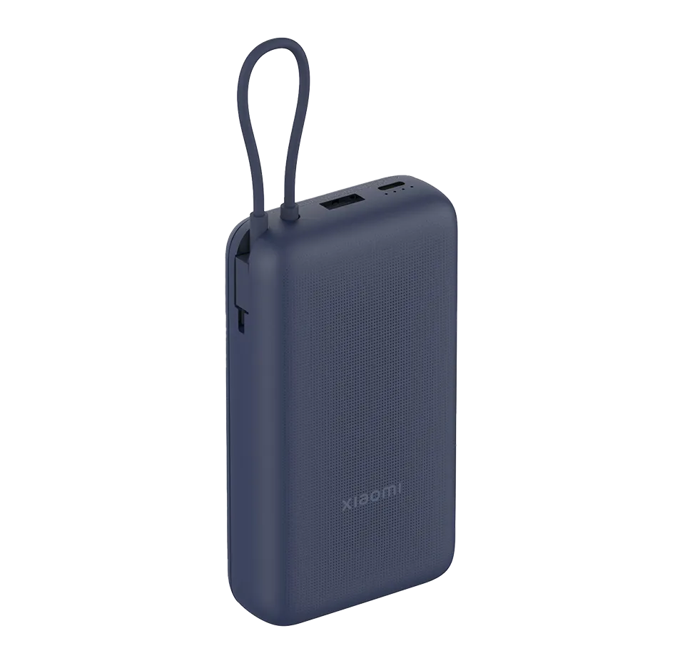 Išorinė baterija su integruotu laidu USB-C 20000mAh, 33W (Xiaomi)