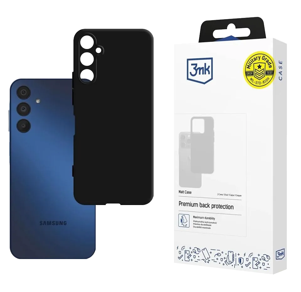 Silikoninis dėklas Samsung Galaxy A15 5G (3mk)