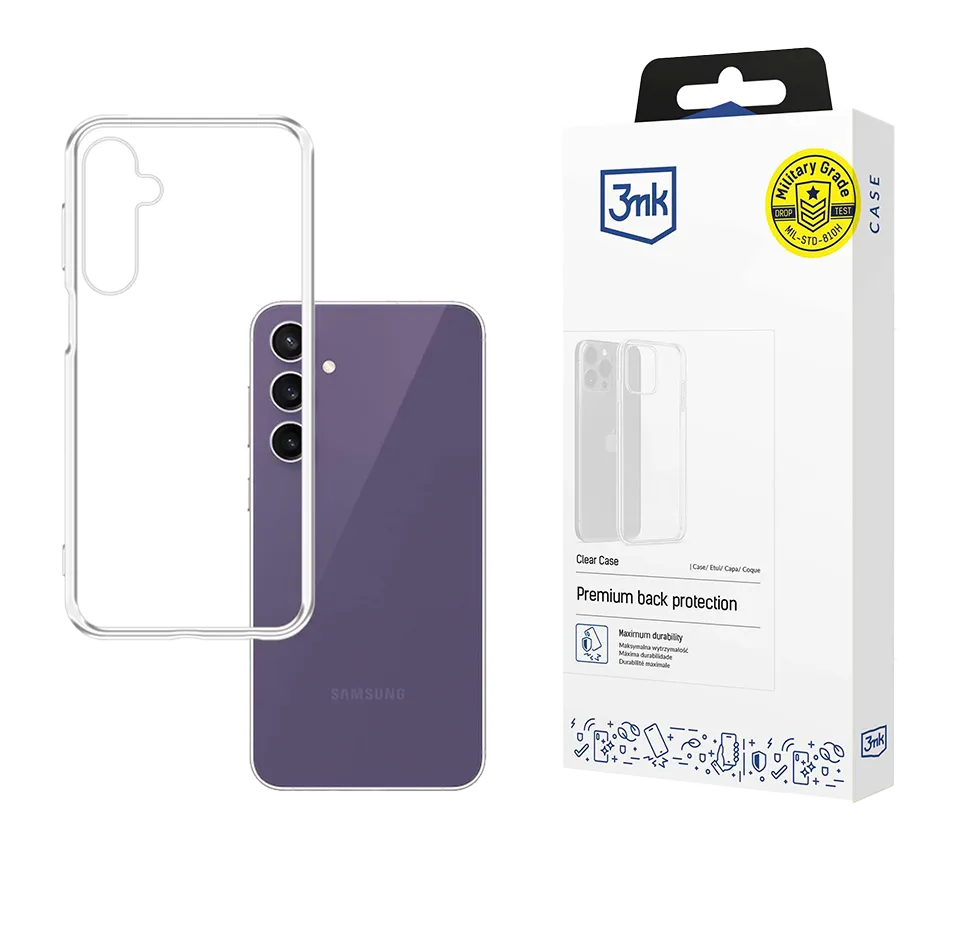 Permatomas dėklas Samsung Galaxy S24 FE (3mk)