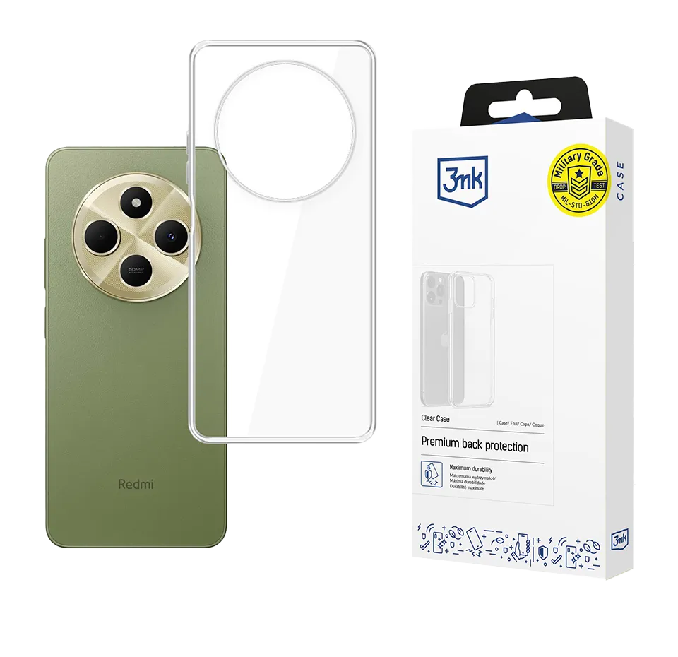 Permatomas dėklas Xiaomi Redmi 14C (3mk)