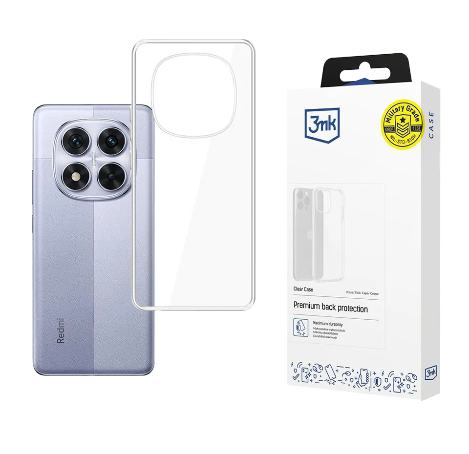 Permatomas dėklas Redmi Note 14 Pro (3mk)