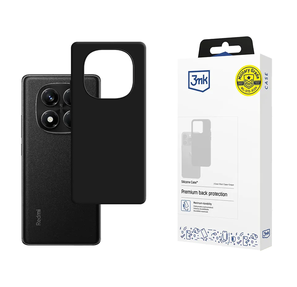 Silikoninis dėklas Redmi Note 14 Pro 5G (3mk)