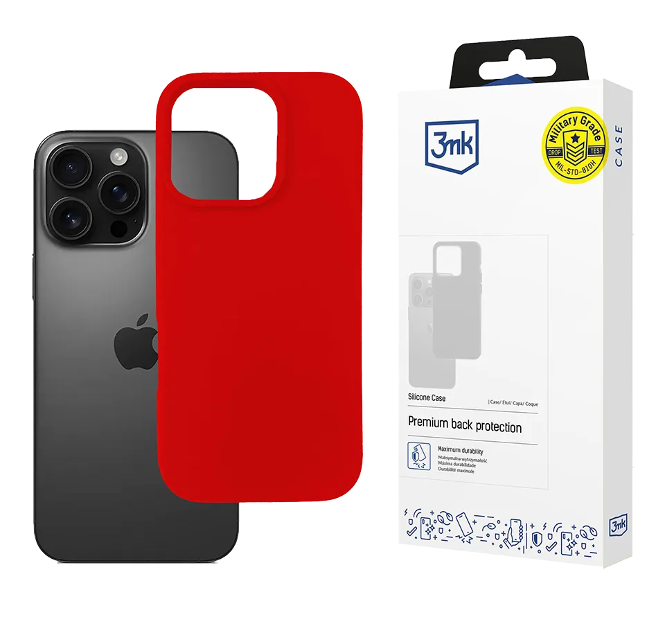 Silikoninis dėklas Apple iPhone 16 Pro (3mk)