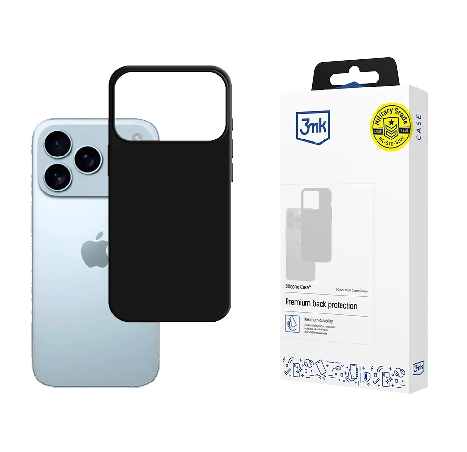 Silikoninis dėklas Apple iPhone 17 Pro (3mk)
