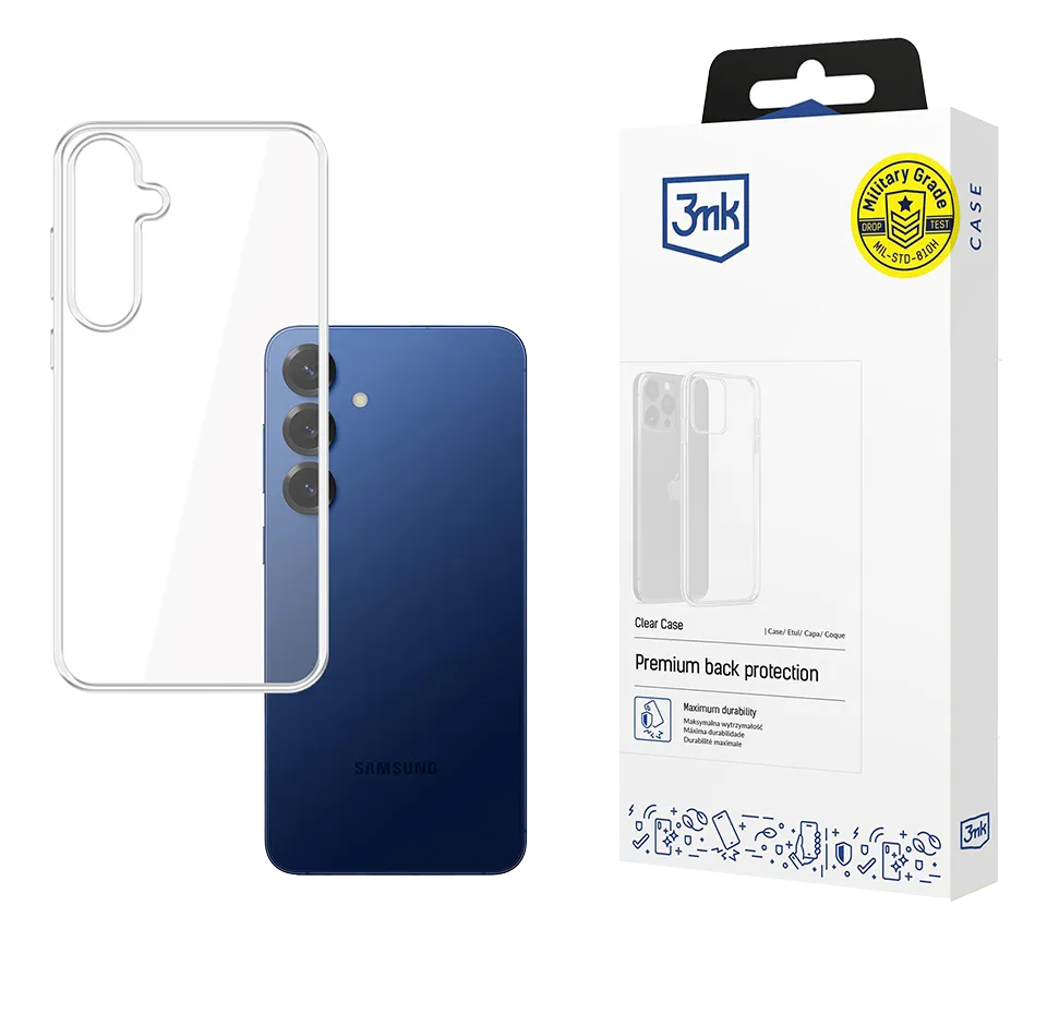 Permatomas dėklas Samsung Galaxy S25 FE (3mk)