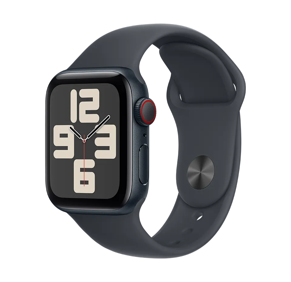 Laikrodis Apple Watch SE GPS + Cellular, 40mm Aluminium Case with Sport Band, S/M 2024