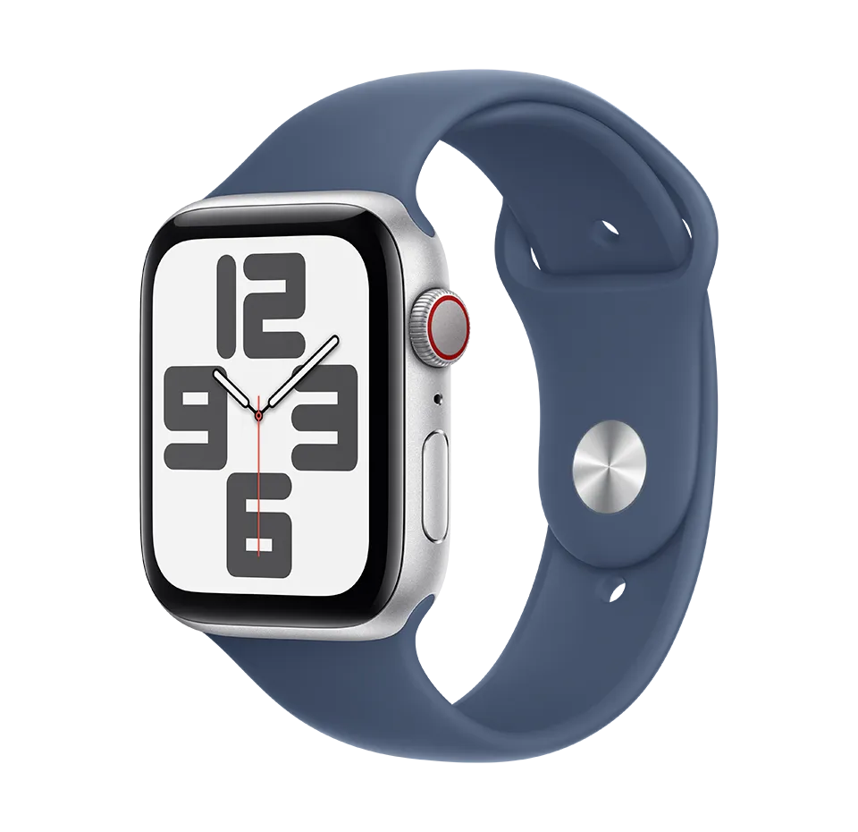 Laikrodis Apple Watch SE GPS + Cellular, 44mm Aluminium Case with Sport Band, M/L 2024