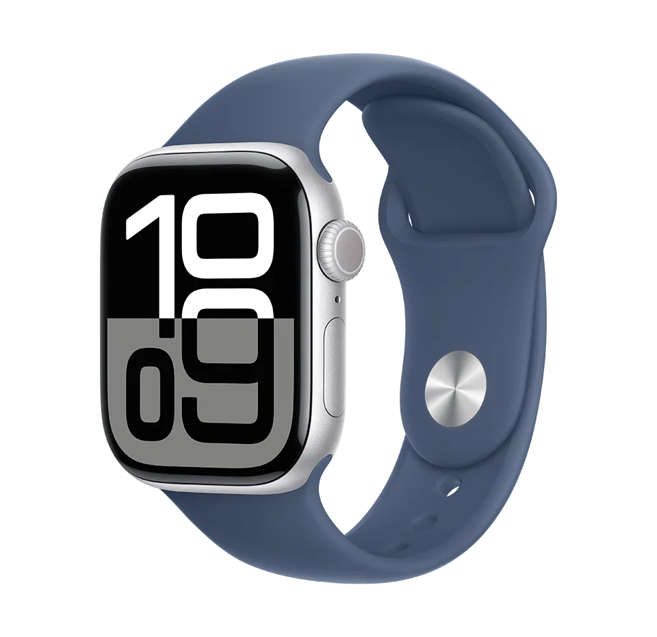 Laikrodis Apple Watch Series 10 GPS + Cellular, 42mm Aluminium Case with Sport Band, S/M