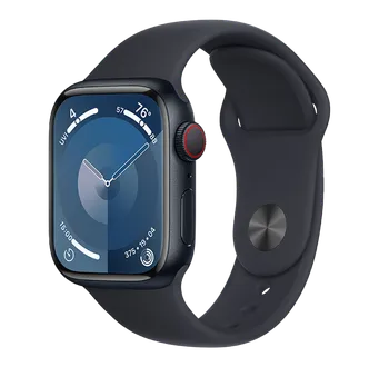 Išmanusis laikrodis Apple Watch Series 9 GPS + Cellular, Aluminium Case with Sport Band (41 mm), S/M