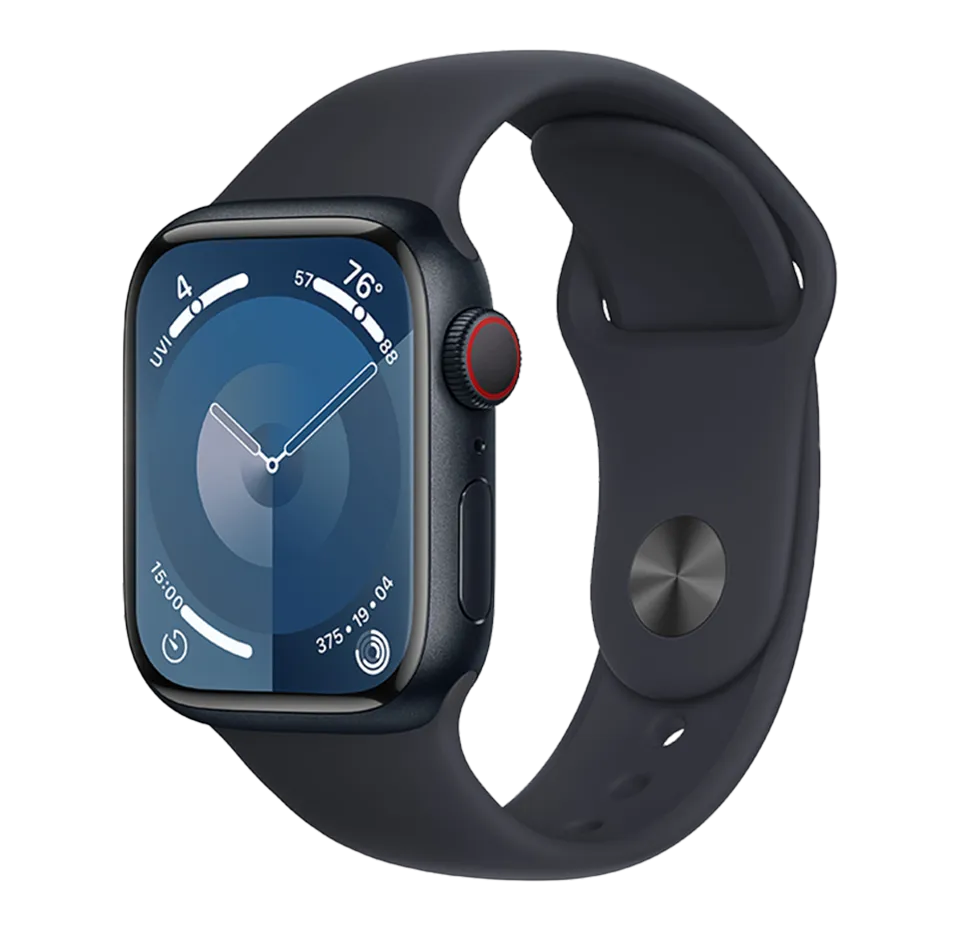 Laikrodis Apple Watch Series 9 GPS + Cellular, 41mm Aluminium Case with Sport Band, S/M