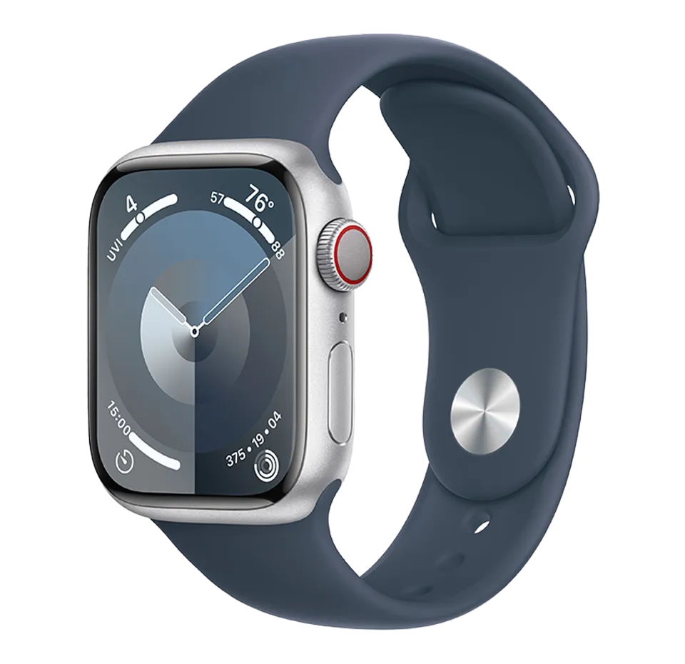 Laikrodis Apple Watch Series 9 GPS + Cellular, 41mm Aluminium Case with Sport Band, S/M