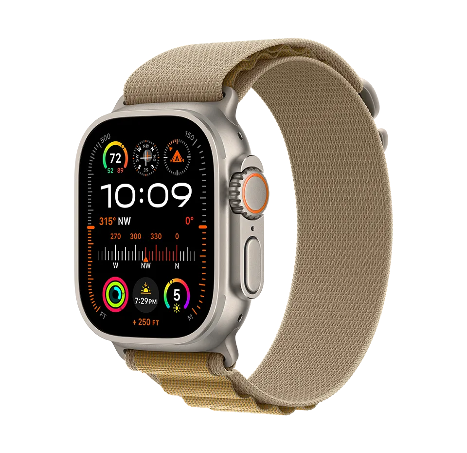 Laikrodis Apple Watch Ultra 2 GPS + Cellular, 49mm Titanium Case with Alpine Loop, Medium 2024