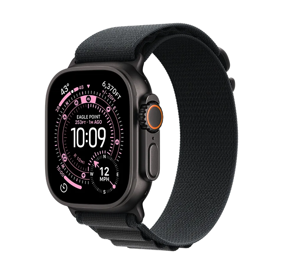 Išmanusis laikrodis Apple Watch Ultra 3 GPS + Cellular 49mm Titanium Case with Alpine Loop, Medium