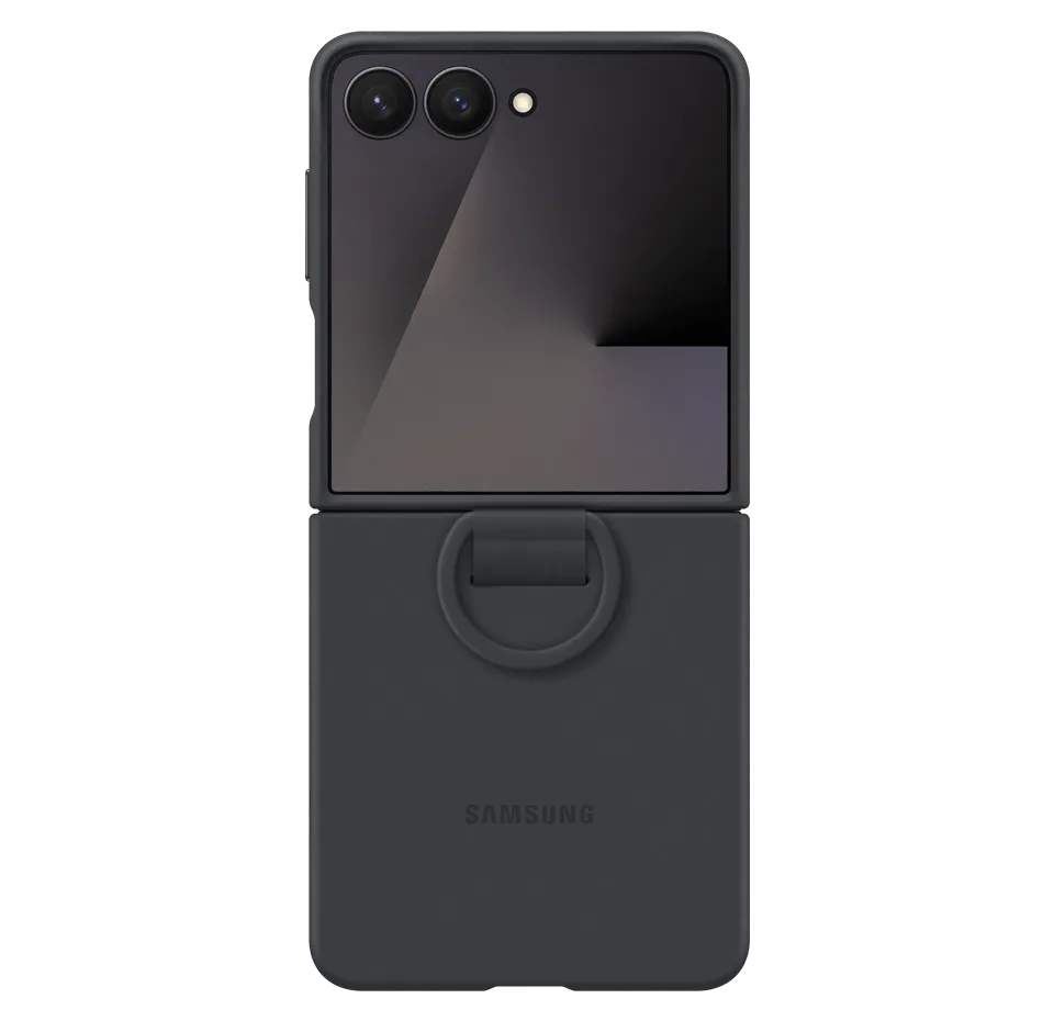 Silikoninis dėklas su žiedu Samsung Galaxy Flip7 (Samsung)