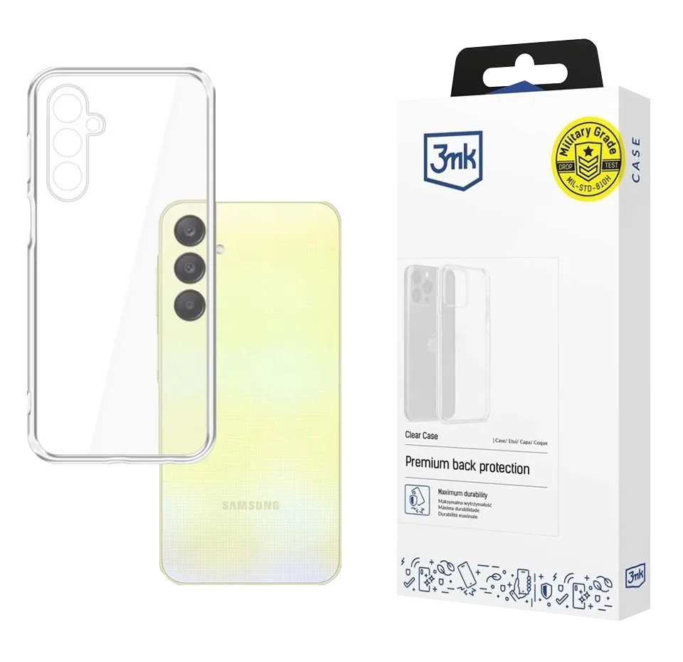 Permatomas dėklas Samsung Galaxy A25 5G (3mk)