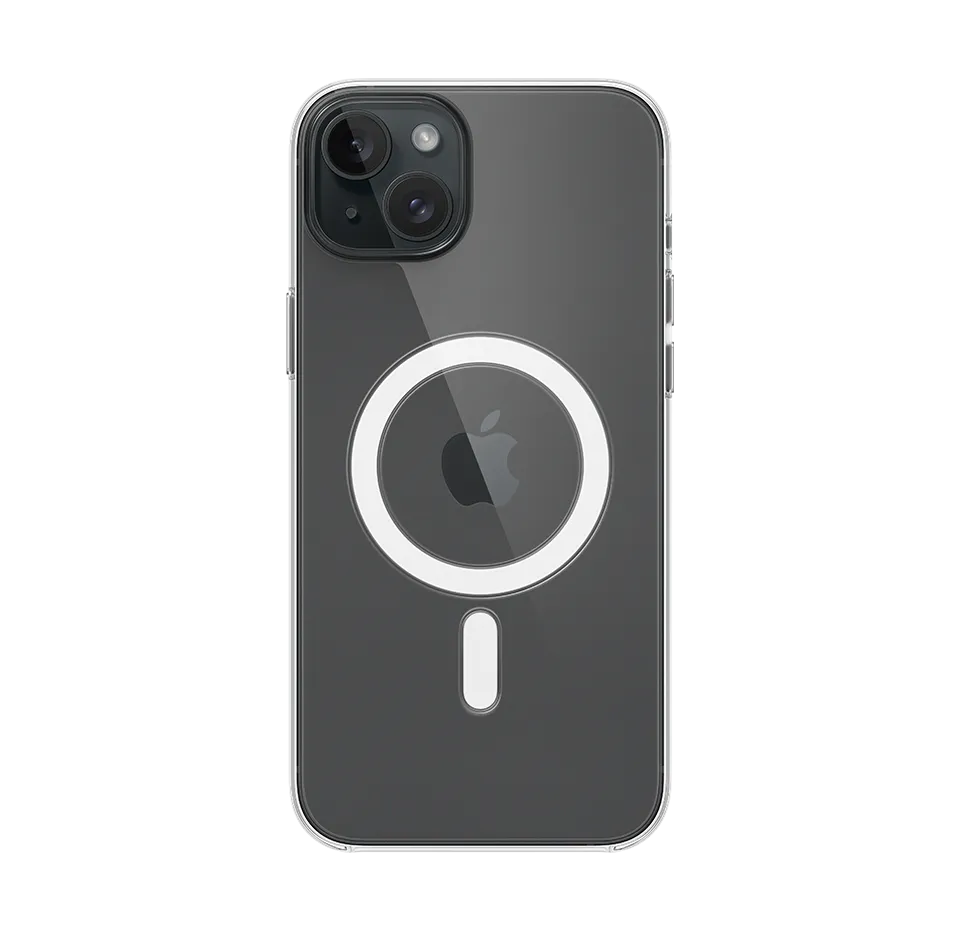 Skaidrus dėklas iPhone 15 Plus su MagSafe (Apple)