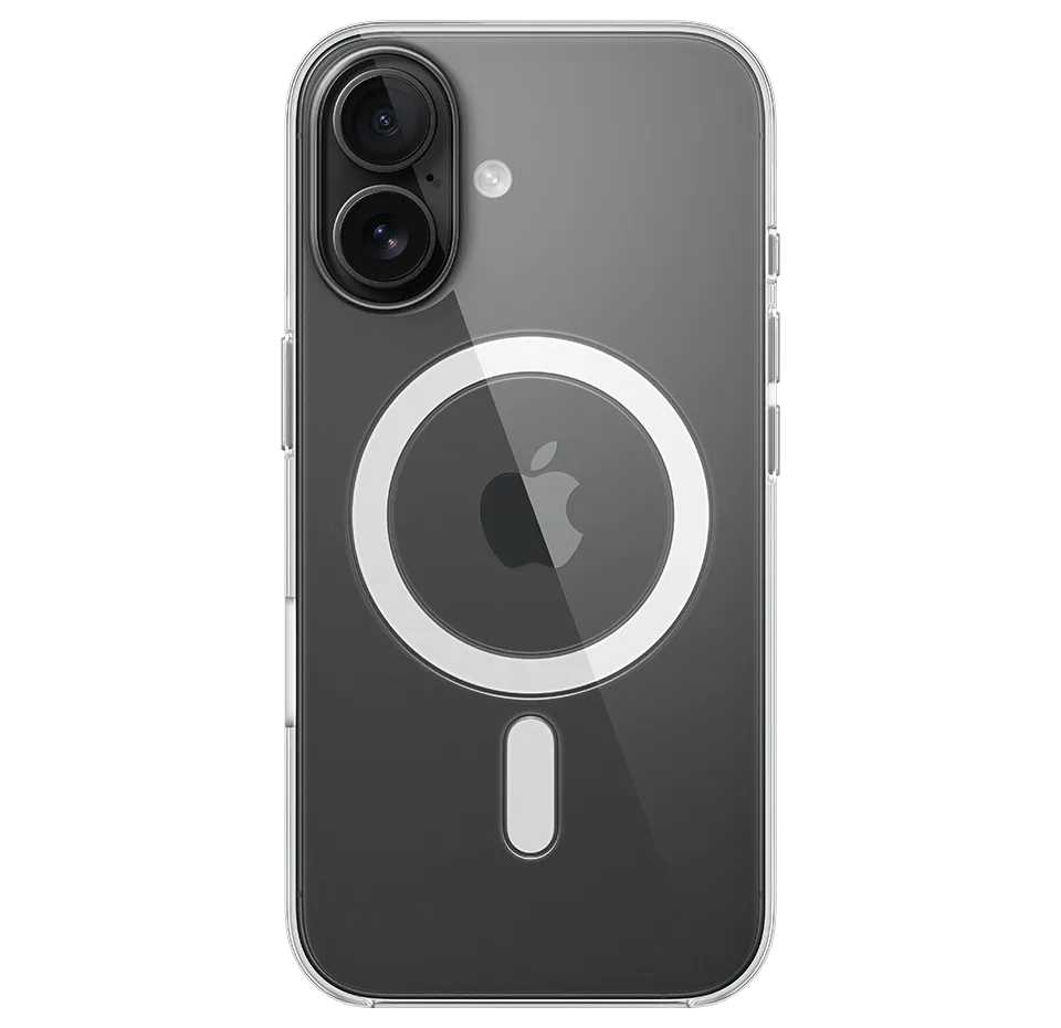 Skaidrus dėklas iPhone 16 su MagSafe (Apple)