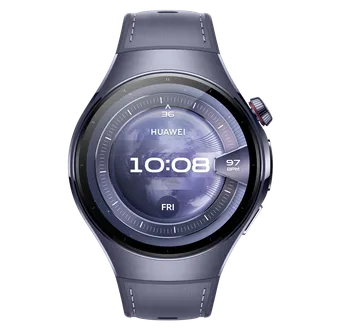 Išmanusis laikrodis Huawei Watch 5, LTE (46 mm), Titanium Case, Purple Composite Strap