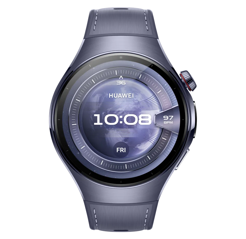 Išmanusis laikrodis Huawei Watch 5 46mm LTE, Titanium Case with Purple Composite Strap