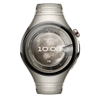 Išmanusis laikrodis Huawei Watch 5, LTE (46 mm), Titanium Case, Silver Titanium Strap