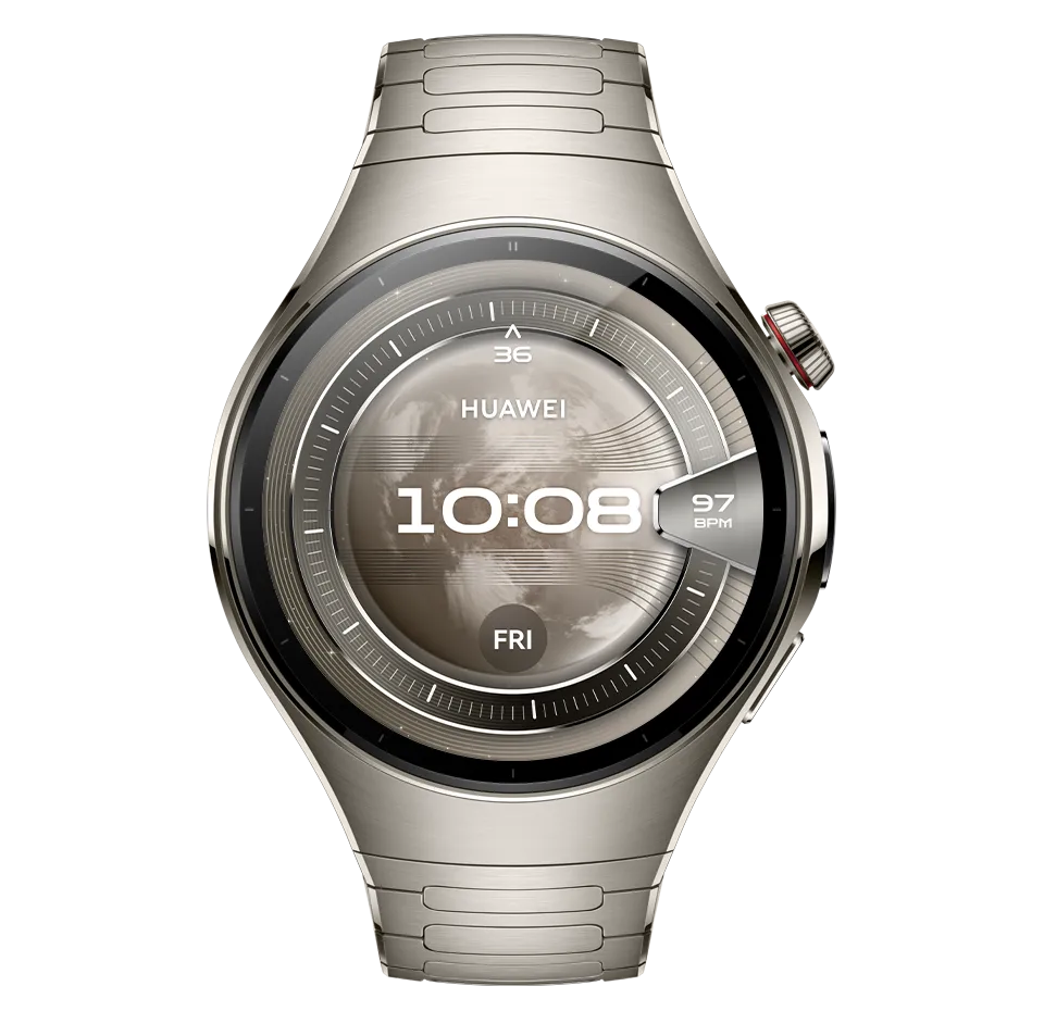 Išmanusis laikrodis Huawei Watch 5 46mm LTE, Titanium Case with Silver Titanium Strap