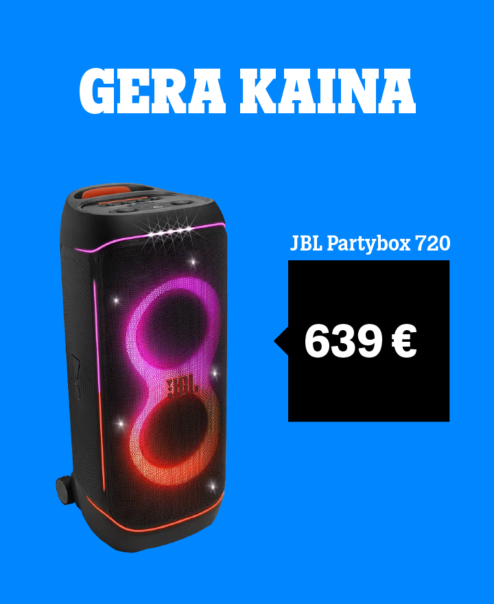 Belaidė kolonėlė JBL Partybox 720 tik 639 €