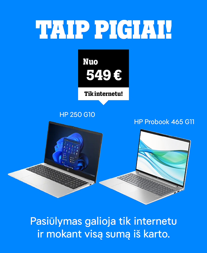 Karštos kainos kompiuteriams! Tik internetu.