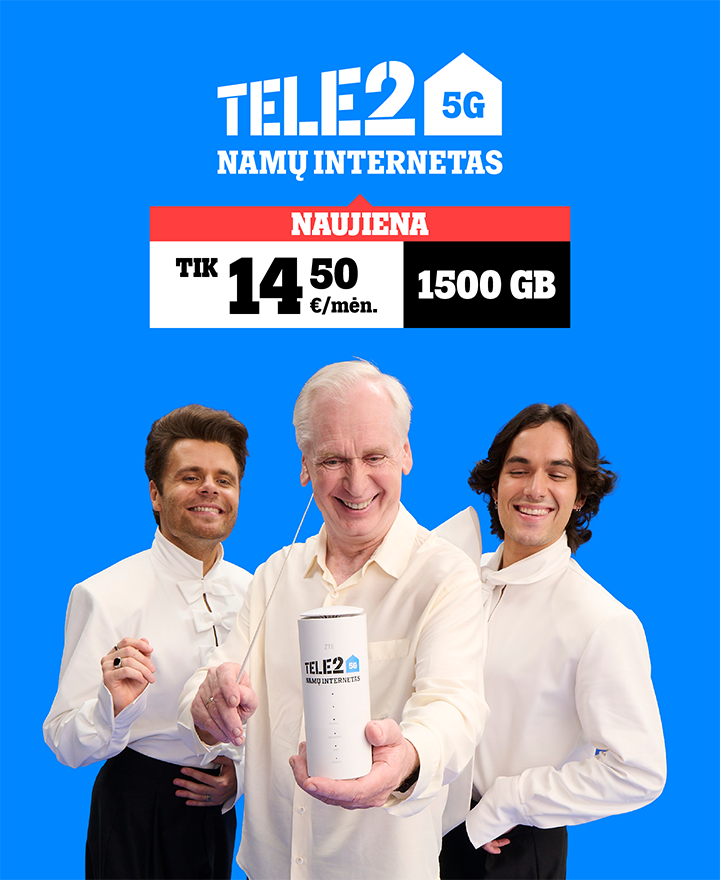 1500 GB tik 14,50 €/mėn.