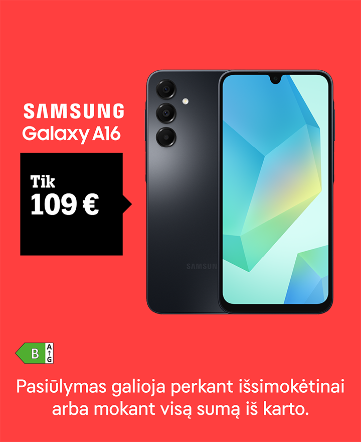 Samsung Galaxy A16 (128 GB) už 109 €.