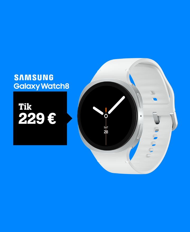 SAMSUNG Galaxy Watch8 tik 229 €. 