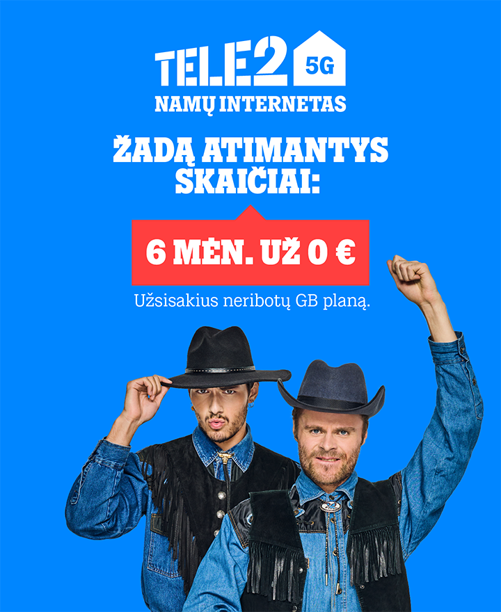 Neribotų GB planas 6 mėn. nemokamai.