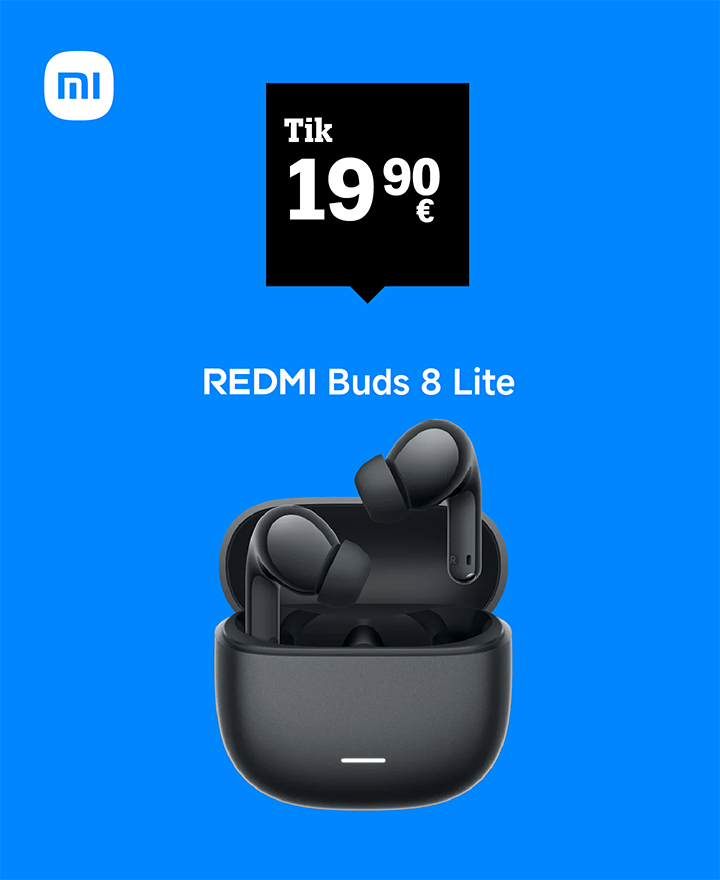 REDMI Buds 8 Lite tik 19,90 €