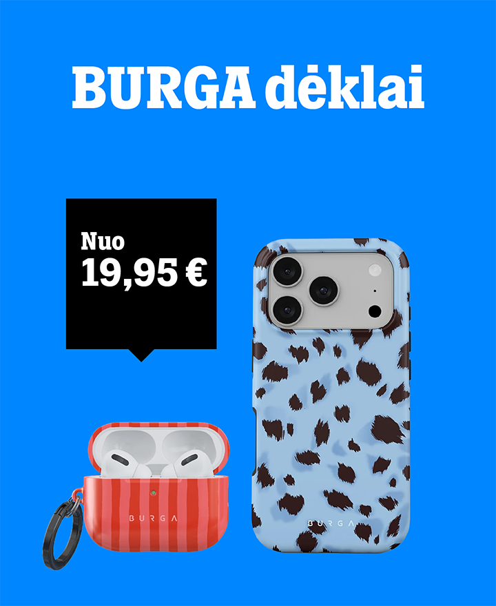 Burga dėklai nuo 19,95 eurų.