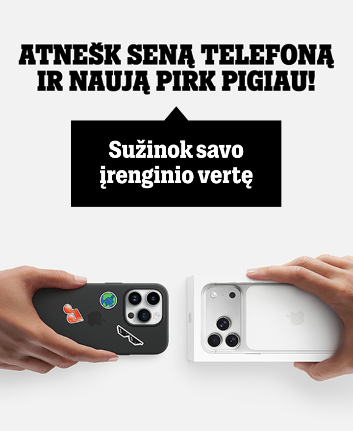 Atnešk sena telefoną ir naują pirk pigiau!